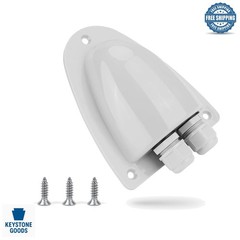 Solar Weatherproof Double Cable Entry Gland for RV & Marine Solar Systems