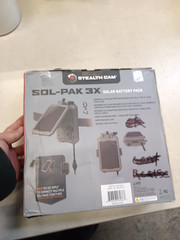 Stealth Cam 12V Solar Battery 2-Pack with 10ft Cable Trail Cameras STC-SOLP-2pk