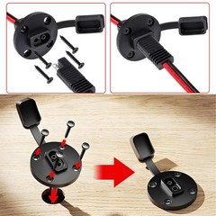 WYTUDTE 2 Pack SAE Quick Connector Harness， 1FT 10AWG SAE Adapter Male Plug t…