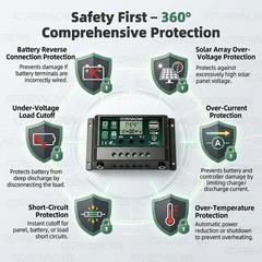 True Power Grennova Solar Kit 2200W 60A MPPT 30W Panel 110/220V Inverter