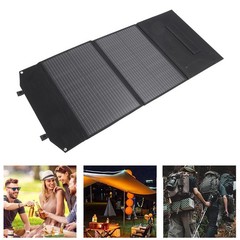 200W Foldable Solar Panel Charger Waterproof Portable Outdoor Fast Charging Bag