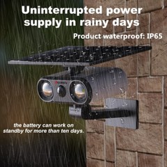 Solar Garden Light, with Induction Triggered Lighting Rainstorm Waterproof