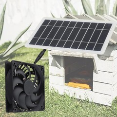 Solar Powered Ventilation Equipment for Animal Shelter Enhanced Comfort