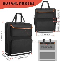 Stylish Nylon Solar Panel Storage Case – Ideal for Jackery & Outdoor Adventures