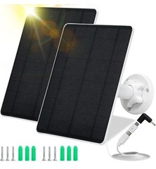 Solar Panel for Security Camera,5W USB Solar Panel for Cameras DC 5V,