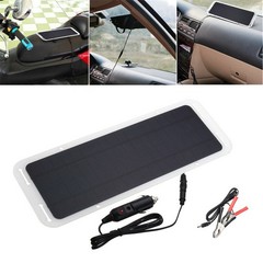 12V 300mAh 5W Solar Panel Power Monocrystal Backup Charger For Car Boat Battery