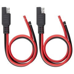 12AWG SAE Connector Cable 1 Feet 2 Pin SAE Single Ended Quick Connector Disco…