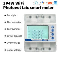 WiFi Energy Meter DIN35 Mm Rail Installation Flexible Energy Management