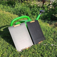FlexSolar 2pcs 6W 5V Monocrystalline Mini Solar Panel USB 2.0 Port IP67