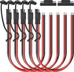 5 PCS 12AWG 1FT SAE Connector Quick Disconnect Extension Cable