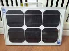 15W Portable Solar Panel ET-M50615 | 3V 5A High Current | Metal Frame Handle DIY