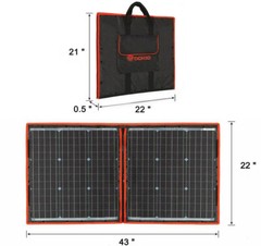 Dokio 12V Portable Solar Panel Kit for Phone Power Station Camping RV Boat 80W