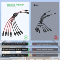 Solar Panel Y Connector Cable 30A Pair