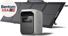 EF Solar Generator Delta 3 Classic 1024Wh with 110W Solar Panel, LFP Battery Po