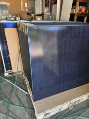 Sunplus SR4-54HTB-445W 445W Bifacial Solar Panel All Black(36 count)