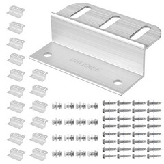 HULKNPE Z Brackets Solar Panel Mounting Kit (16 Pack) Heavy Duty Corrosion