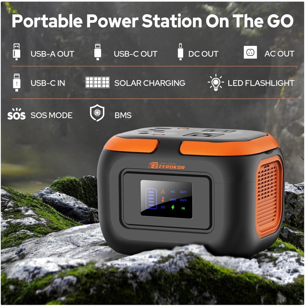 Portable Power Station 120W – 97.6Wh External Battery Pack