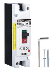100 Amp Battery DC Disconnect Switch, DC Breaker for Main Power Station,