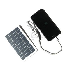 5V 2W Solar Panel Output USB Outdoor Portable Solar System Mobile Phone Charger