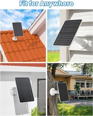 Solar Panel Charger Compatible W/ Arlo Essential 2K Outdoor(2nd Gen)/Essential