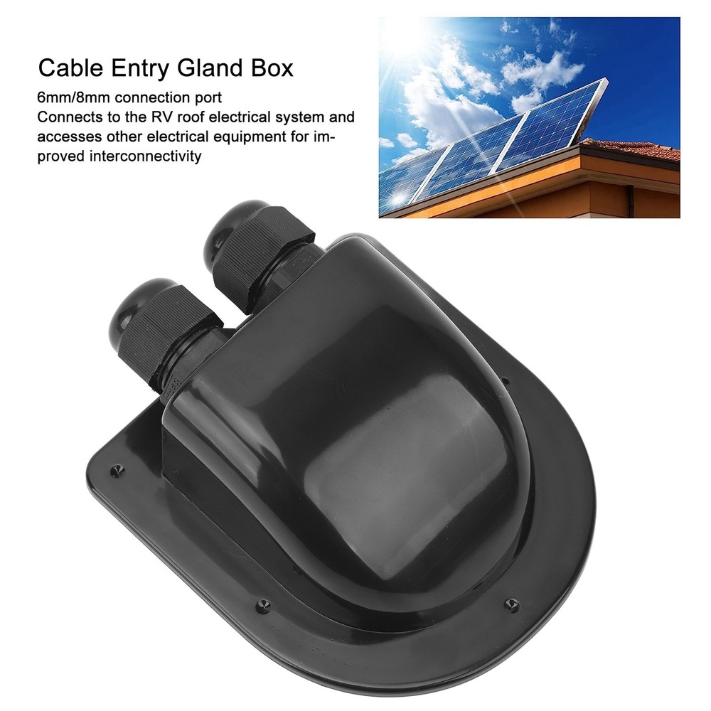 Cable Entry Gland Box IP68 Waterproof Weather Resistant Dual Cable Entry Housing