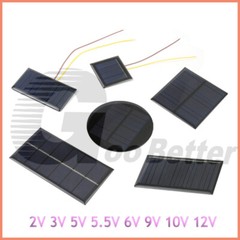 Solar Cell Solar Panel Many Type 2V 3V 5V 5.5V 6V 9V 10V 12V Battery Charger DIY