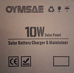 OYMSAE 10W Solar Panel A Solar Battery Charger and Maintainer. Portable Solar