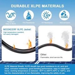 100FT 10 AWG Solar Panel Extension Cable PV Wire Solar Connectors Pair 6mm²