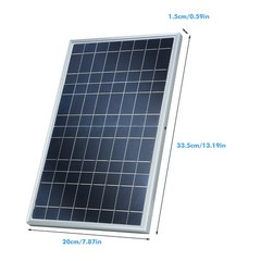 12V 10W Complete Solar Panel Kit Solar Power System Generator 100A Home Grid