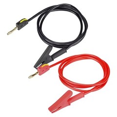 Banana to Crocodile Clip Testing Cable for Multimeter and Power Supply