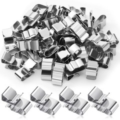 50 Pcs Trailer Frame Wire Clips Stainless Steel Cable 22.5 mm 0.89 Inch
