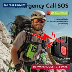 Mesqool Emergency Radio 5 Way Powered, 5000mAh/18500mWh Survival Solar Hand Cran