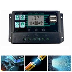 Solar Controller Solar Panel Battery Regulator Dual USB Solar Controller Output