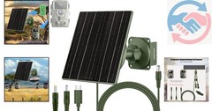 5W Solar Panel with 5200mAh Battery for Trail Cameras – Waterproof