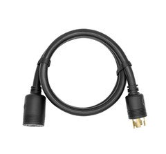 ECOFLOW – NEMA L14-30R to L14-30P Generator Cord – 4.92ft (1.5m) – NEW Open Box