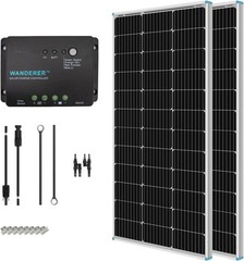 Renogy 200W Solar Starter Kit 2x100W Panel PWM 12V