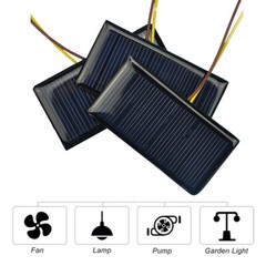 1/2/3/4/5Pcs 5V 0.3W 60mA Solar Panel Small Cells DIY Battery Charge for Phone
