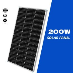 12V 200Watt Solar Panel High-Efficiency Monocrystalline PV Module for Home House