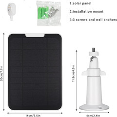 Upgrade 5W Solar Panel Charging Compatible with Arlo Pro 3/Pro 4/Pro 5S/Ultra/Ul