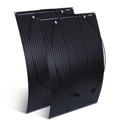 Flexible 200W Mono Solar Panel 18V Power Portable Camping Home RV Battery Charge