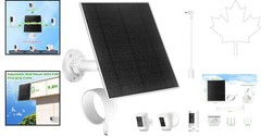 5W Solar Charger for Ring Cameras – Waterproof, Adjustable Bracket Included