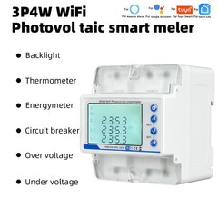 WiFi Energy Meter DIN35 Mm Rail Installation Flexible Energy Management
