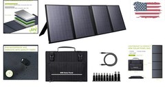 Foldable Solar Panel 40W – Durable, Lightweight Charger for Outdoor Power Needs