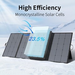 110 220 400W Solar Panel Kit Foldable for Portable Power Stations Refurbished