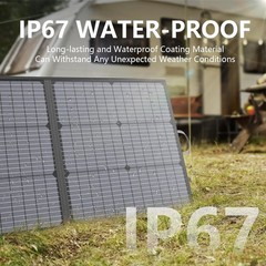 220W 40V Foldable Solar Panel, Monocrystalline, IP67 Waterproof