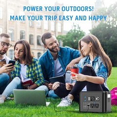 Open Box Portable Power Station 350W, 260Wh/70,000mAh Backup Lithium Battery