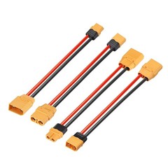 XT60 to XT90 Adapter Cable 12AWG 0.5FT 2 Pairs