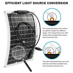 7000W Solar System Kit 100A Controller DC12V to AC110/220V Flexible Panel