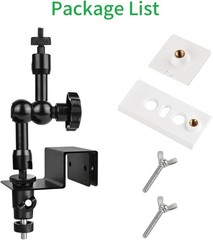 2-in-1 Gutter Mount for Solar Panel, Stick Up Cam Battery, Spotlight Cam and Spo
