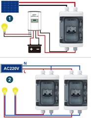 DC 100 Amp Breaker Outdoor Disconnect Miniature Circuit Breaker for Solar Pa